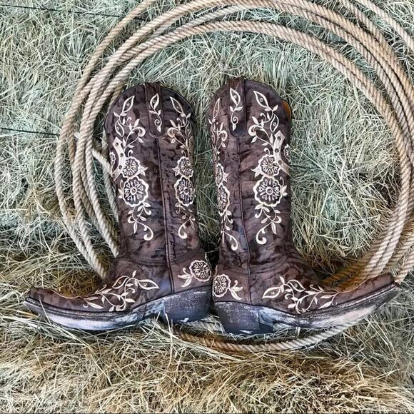 OLD GRINGO Lucky Horseshoe Boots Size 7 - Picture 2 of 8